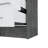 Eter Nightstand, Superior Top, Two Drawers and Open Shelf-864444155