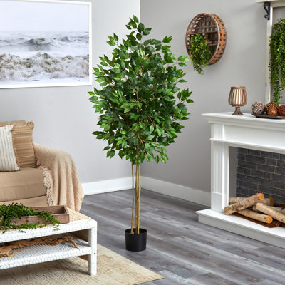 64 po Arbre artificiel Ficus résistant aux rayons UV (intérieur / extérieur)