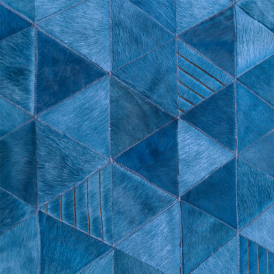 Trilogia Cowhide Geometric Indoor Rug