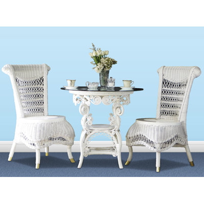 Christian 3 - Piece Counter Height Solid Wood Dining Set by August Grove