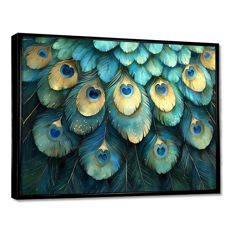 Grinstead - Animals Large Wall Art, 30" H x 40" W, Black, Floater Framed