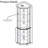 Corner Glass Cabinet Lighted Curio Cabinet Corner Display Case For Living Room, Curio Cabinet, Antique Collection, Wine,Bar Glass Storage Light Included-1306974505