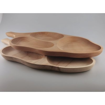 Alpen Home Dewsbury Wood Divided Serving Dish