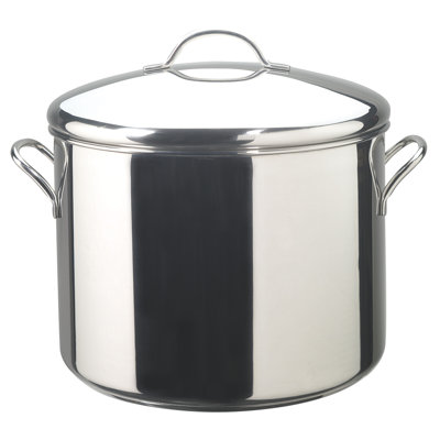 Classic Stainless Steel 16 Quart Covered Stockpot