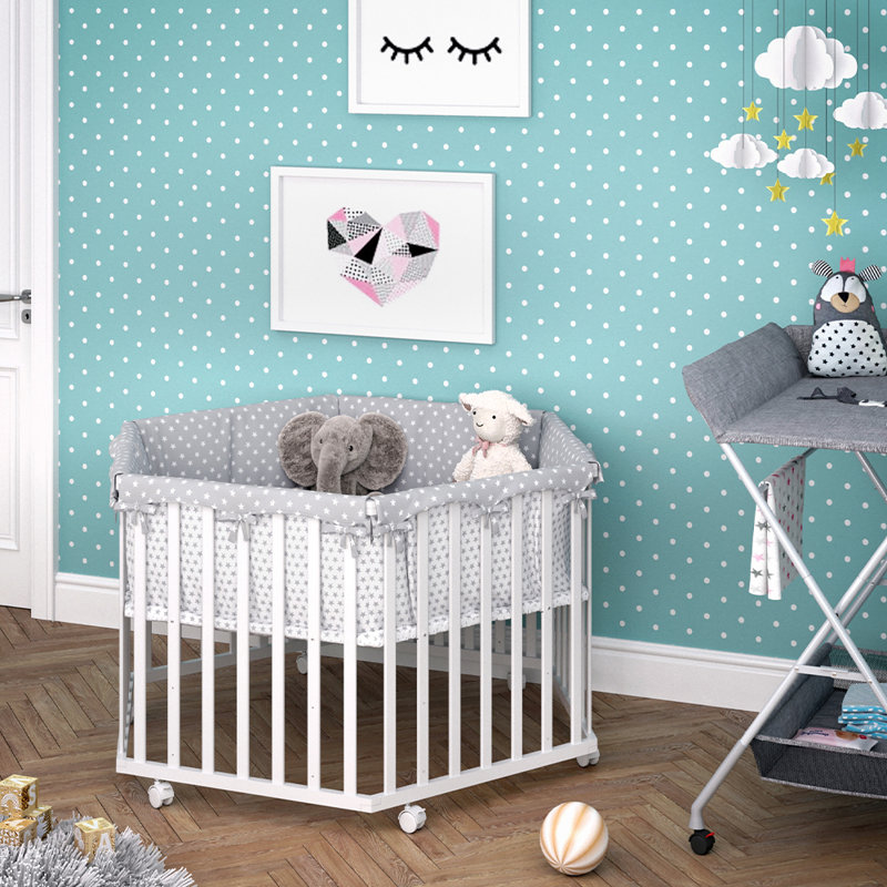 Abe Travel Cot, White