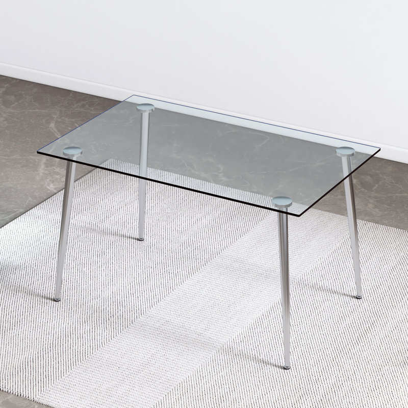 Bureau d'écriture en verre Minimalist