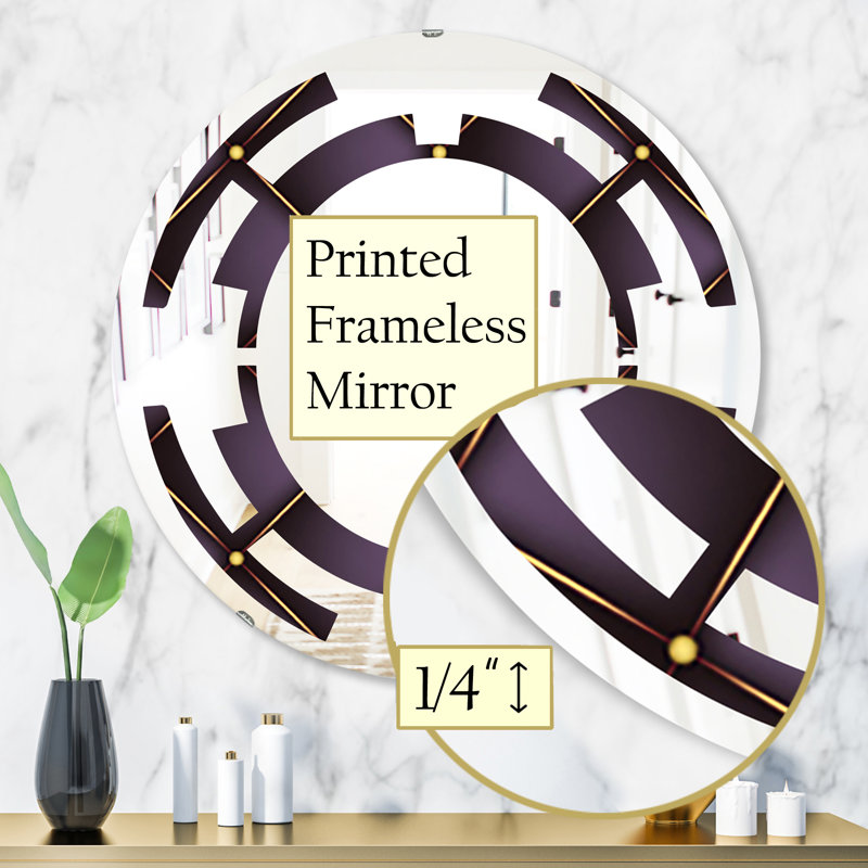 Miroir mural Space, H 31,5 po x l po