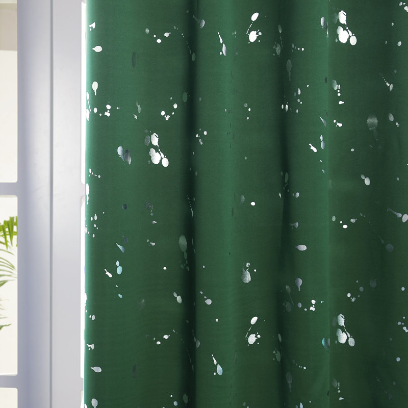 Siskiyou Room Darkening Curtain Pair, 52" W x 84" L, Dark Forest