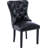 Modern Upholstered Faux Leather Dining Chairs Set Of 2 Mid Century Dining Room Chairs Tufted Ring Back Kitchen Dining Chairs Comfortable Side Chairs With Nail Head Trim-100752894