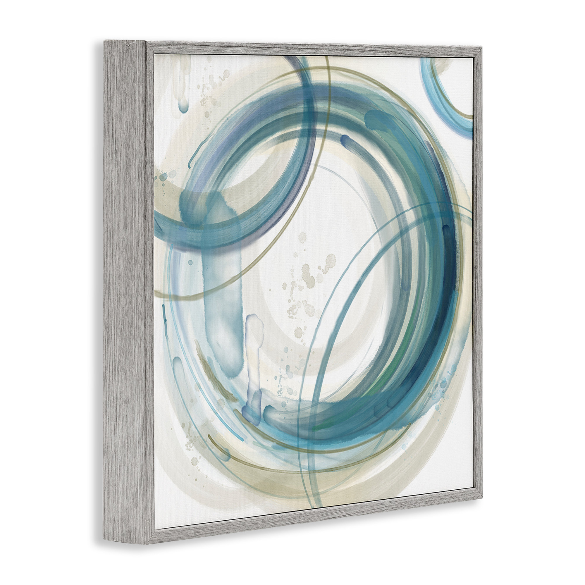 Stupell Industries Centric Overlapping Rings Giclee Art, design by Nan ...
