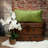 Parkland Collection Sora Transitional Quilted Olive Throw Pillow-64709813