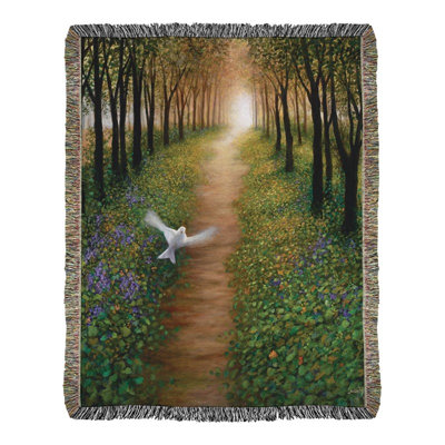 Jeté de tapisserie à colombage manuel 100% coton tissé à la main 50 x 60 pouces