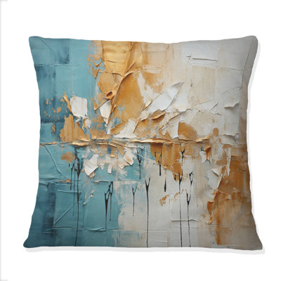 Coussin Transcendent Textures I - Abstract Collages