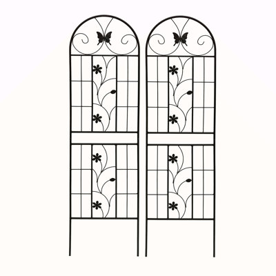 2 Pack Metal Garden Trellis Rustproof Trellis