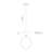 Dalton 1 - Light LED Single Pendant-64112606-64112605