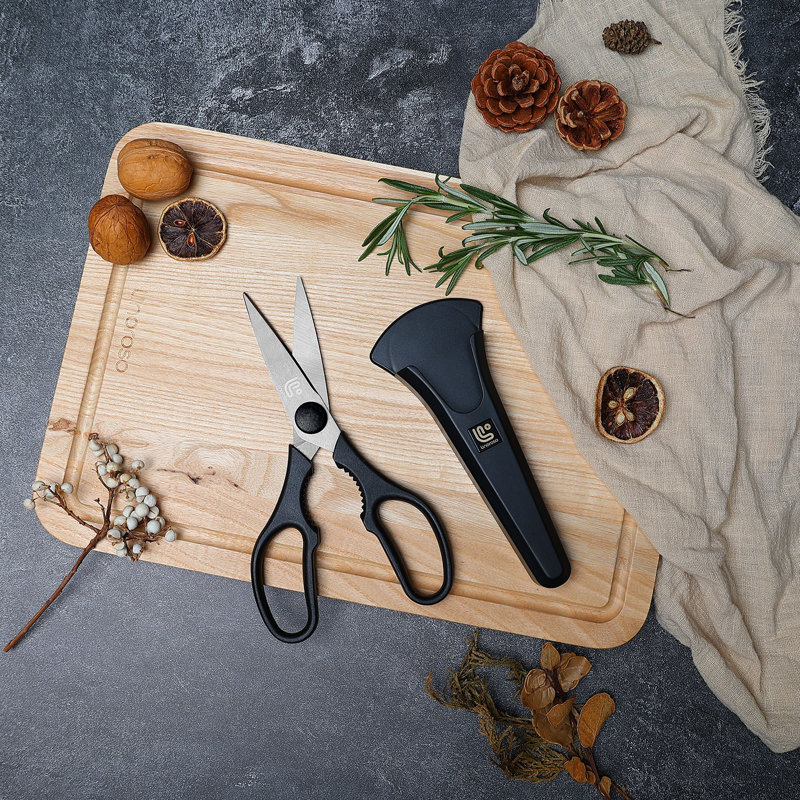 Ciseaux de cuisine robustes avec support magnétique Linoroso