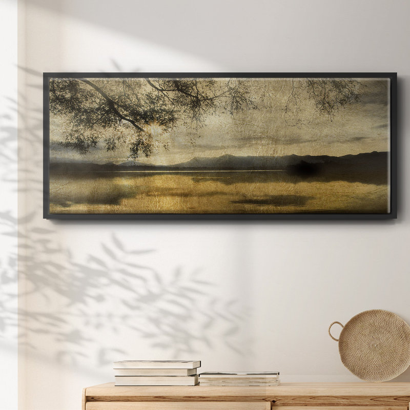 Golden Staffelsee Lake, H 8 po x l 20 po x P 1,5 po, Noir