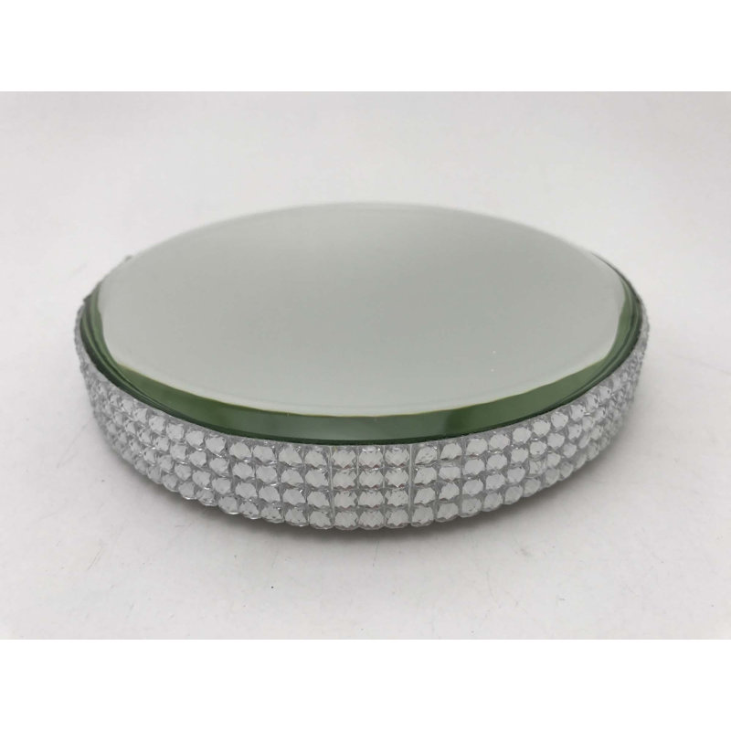 Plat de table, H 5,25 po x l 5,25 po x P 1,25 po
