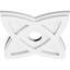 10"OD x 2"ID x 3 3/4"C x 1"P Cosmo Architectural Grade PVC Contemporary Ceiling Medallion-36077636