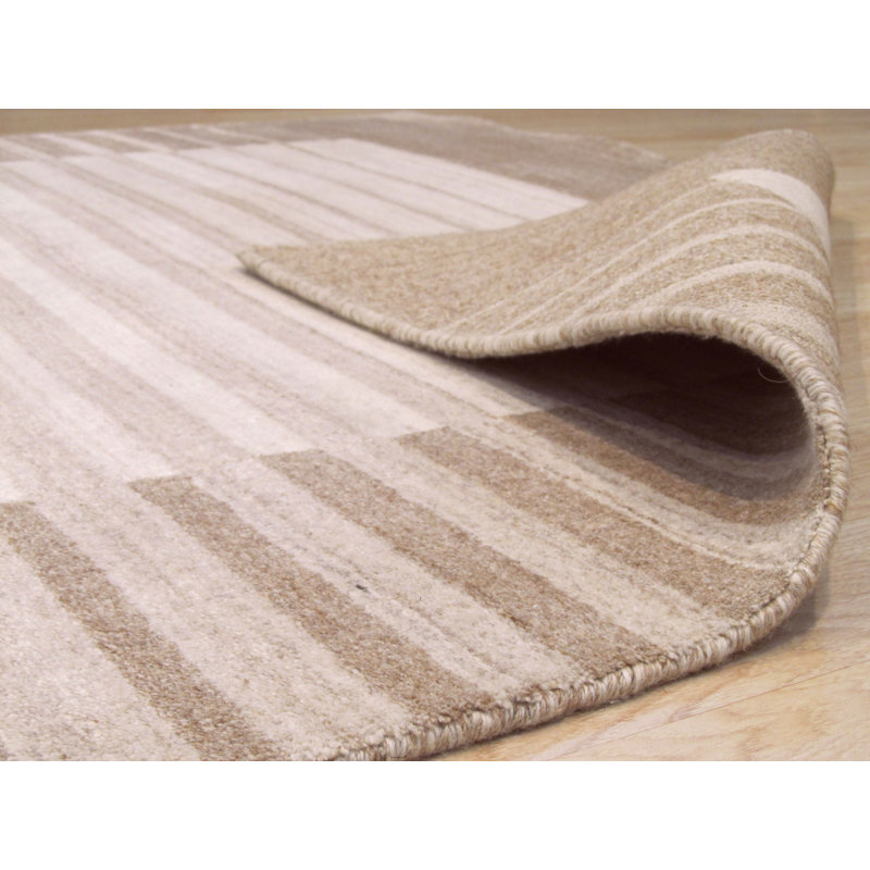 Tapis brun en laine et viscose Kelbark, Rectangulaire : 12 pi x 15 pi