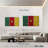 Straw Weave Cameroon Flag-2030447155
