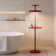 GEEK 49.2'' Modern 3-in-1 Charging & Storage Floor Lamp with Magnetic Wireless Charging, Height-Adjustable LED Light & Storage Tray, Cordless Power Base with Type-C Port