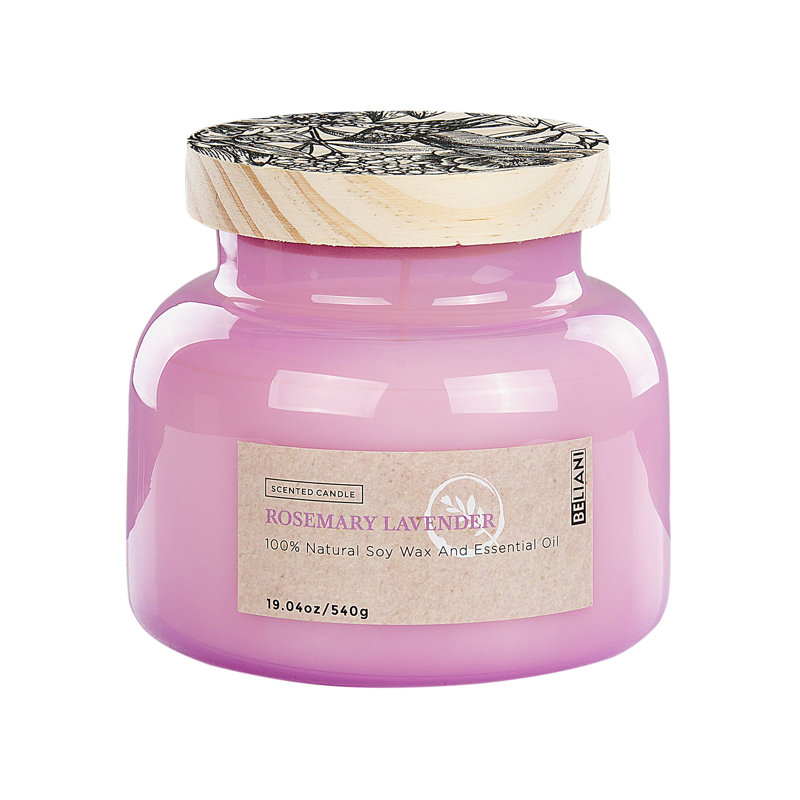 DELIGHT BLISS Plant / Floral Scented Jar Candle