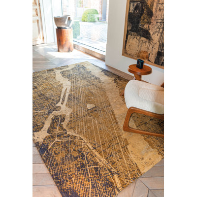 Abstract Recycled P.E.T Area Rug