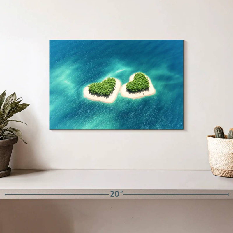Gillard Island Hearts, H 8 po x l 12 po