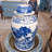 Blue and White Children Jar