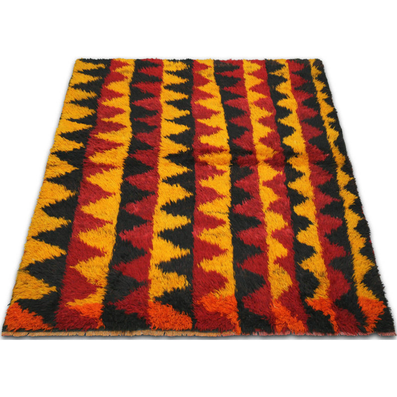 Square One-of-a-Kind 4'6" X 4'8" Area Rug