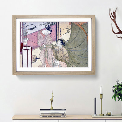 Reluctant Leave-Taking by Harunobu Suzuki - Picture Frame Painting Print