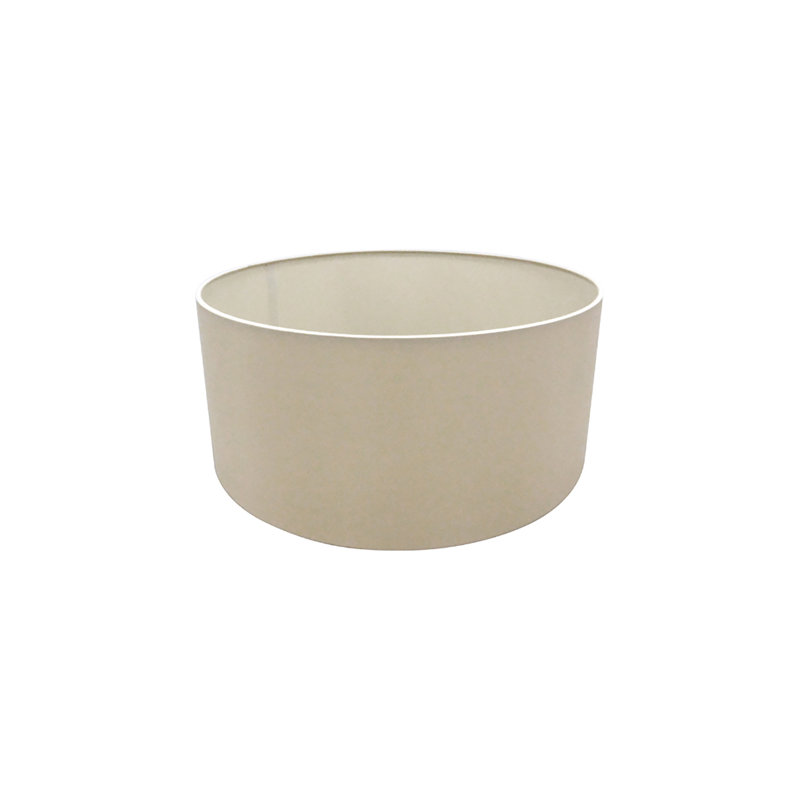 Cotton Drum Lamp Shade, Nude Beige, 20cm H x 50cm W x 50cm D