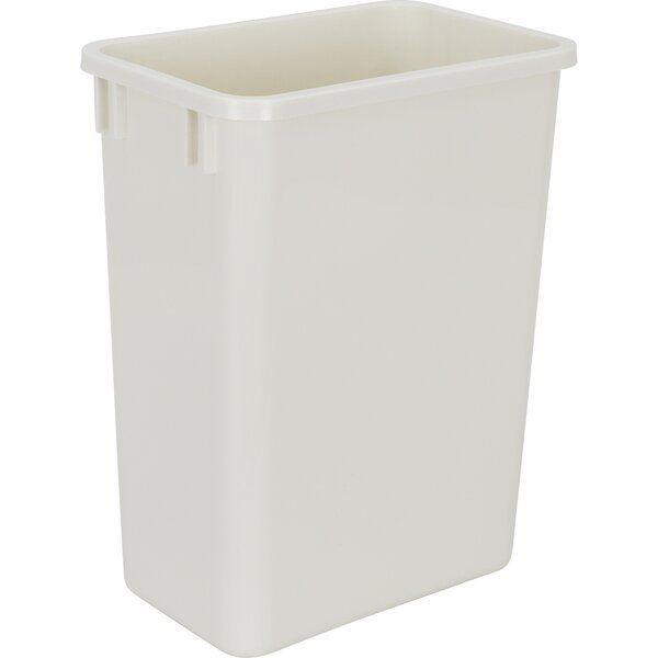 Kitchen Trash Can 13 Gallon With Swing Lid, Plastic Tall Garbage