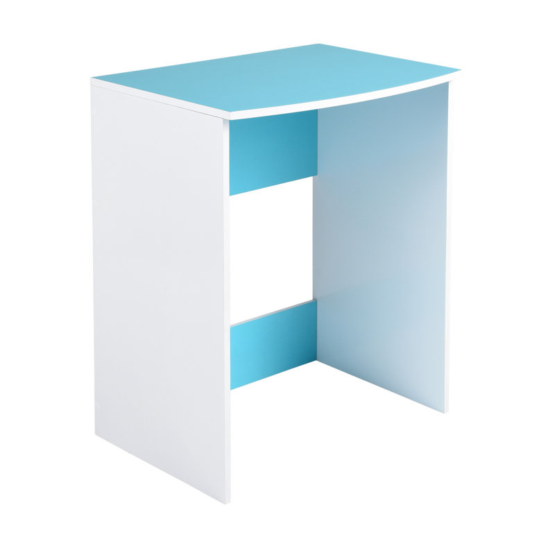 David Piece Writing Desk Office Set, Turquoise/White