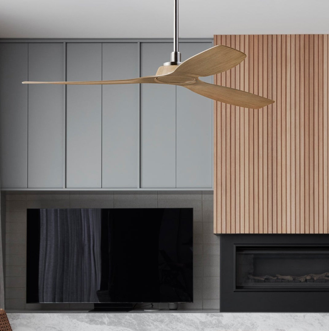 Willow 52" Ceiling Fan, Nickel