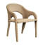 Fauteuil d'extérieur en osier Dason Kavali