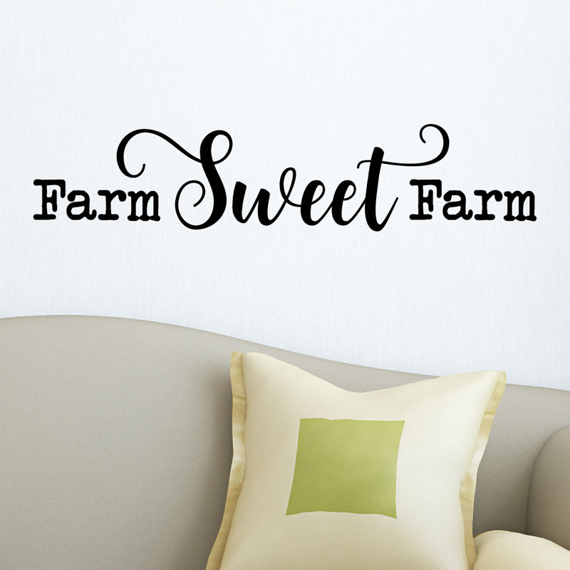 Décalcomanie de™ campagne entrée wall home de la ferme
