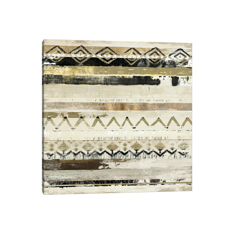 African Patchwork I by Tom Reeves - Wrapped Canvas Painting, 30.48 cm H x 30.48 cm W