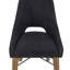 Chaise courbée Claxton - gris graphite / pacane chaude-130615972