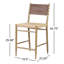 Brielle Upholstered Stool with Solid Wood Frame