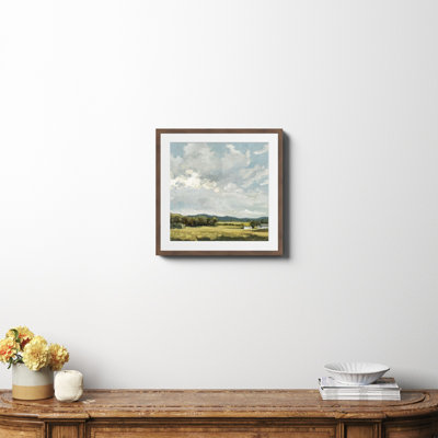 «Nice View No 8» encadré par Miss Mustard Seed, peinture