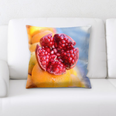 Microsuede Reversible Throw Pillow