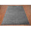 Tapis minimaliste de style Gabbeh 8 x 10 avec des bordures délicates