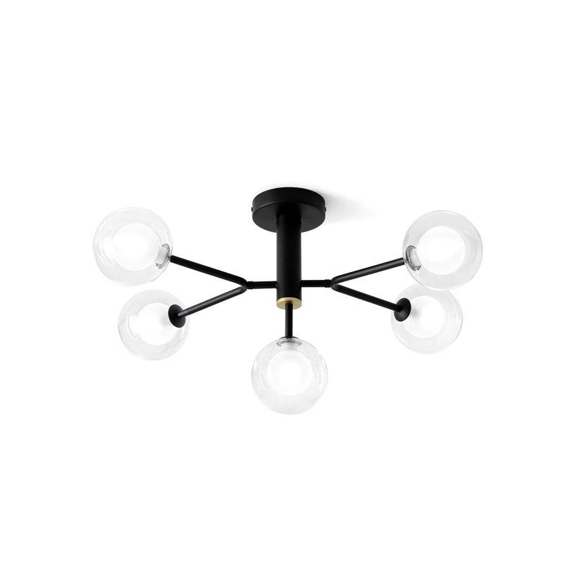 Cheryll Glass Semi Flush Mount