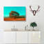 Gazing at the Tree in Abstract - Wrapped Canvas-55316045