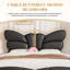 Structure de lit rembourrée en similicuir, avec tête et pied de lit en forme de papillon, structure de lit plateforme avec décorations en métal-794225152-794225213
