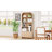 70'' Tall Arched Storage Display Cabinet-551379642