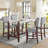 Modern Linen Dining Chairs-108503420