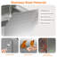 Tiroirs de cuisine d'extérieur en acier inoxydable de l 41,5 po x P 23 po x H 23 po
